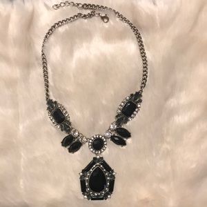 Black stone elegant statement necklace 🖤